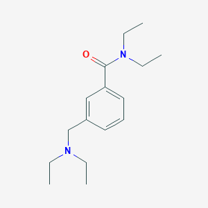 molecular formula C16H26N2O B295024 3-[(diethylamino)methyl]-N,N-diethylbenzamide 