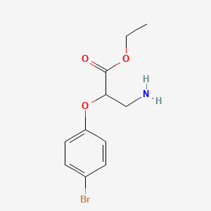 Ethyl 3-amino-2-(4-bromophenoxy)propanoate