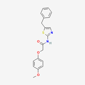 N-(5-benzyl-1,3-thiazol-2-yl)-2-(4-methoxyphenoxy)acetamide