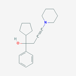 1-Cyclopentyl-1-phenyl-4-(piperidin-1-yl)but-3-yn-1-ol