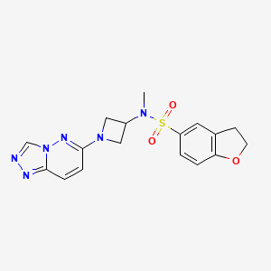 N-methyl-N-(1-{[1,2,4]triazolo[4,3-b]pyridazin-6-yl}azetidin-3-yl)-2,3-dihydro-1-benzofuran-5-sulfonamide