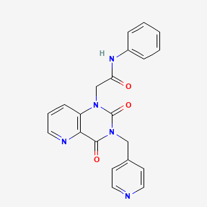 2-(2,4-dioxo-3-(pyridin-4-ylmethyl)-3,4-dihydropyrido[3,2-d]pyrimidin-1(2H)-yl)-N-phenylacetamide