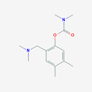 molecular formula C14H22N2O2 B295030 2-[(Dimethylamino)methyl]-4,5-dimethylphenyl dimethylcarbamate 