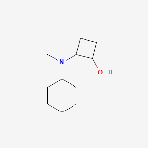 molecular formula C11H21NO B2950323 2-[Cyclohexyl(methyl)amino]cyclobutan-1-ol CAS No. 2143539-57-3