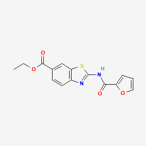 2-[(Furan-2-carbonyl)-amino]-benzothiazole-6-carboxylic acid ethyl ester