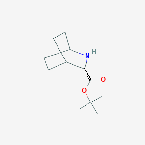 molecular formula C12H21NO2 B2950327 Tert-butyl (3S)-2-azabicyclo[2.2.2]octane-3-carboxylate CAS No. 2248186-35-6