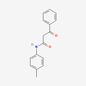 molecular formula C16H15NO2 B2950357 N-(4-methylphenyl)-3-oxo-3-phenylpropanamide CAS No. 962-07-2