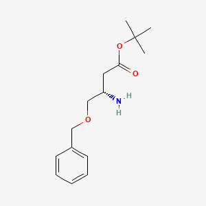 molecular formula C15H23NO3 B2950360 Tert-butyl (3S)-3-amino-4-phenylmethoxybutanoate CAS No. 2287237-16-3