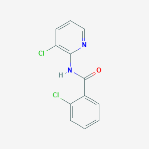 molecular formula C12H8Cl2N2O B295037 2-chloro-N-(3-chloropyridin-2-yl)benzamide 