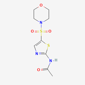 N-(5-(morpholinosulfonyl)thiazol-2-yl)acetamide