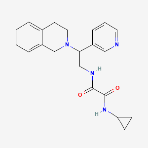 N-cyclopropyl-N'-[2-(3,4-dihydroisoquinolin-2(1H)-yl)-2-pyridin-3-ylethyl]ethanediamide