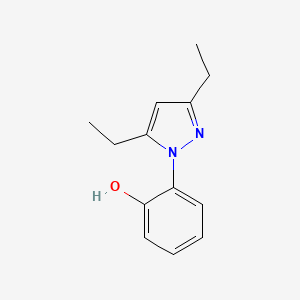 2-(3,5-diethyl-1H-pyrazol-1-yl)phenol