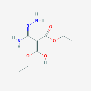 molecular formula C8H15N3O4 B2950406 Diethyl 2-(aminohydrazinomethylene)propane-1,3-dioate CAS No. 1572-20-9