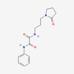 N-[3-(2-oxopyrrolidin-1-yl)propyl]-N'-phenyloxamide