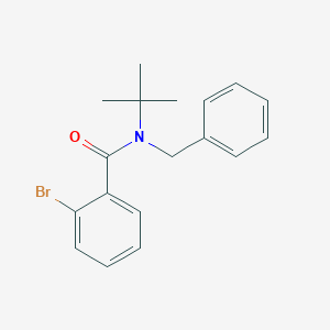 molecular formula C18H20BrNO B295041 N-benzyl-2-bromo-N-tert-butylbenzamide 