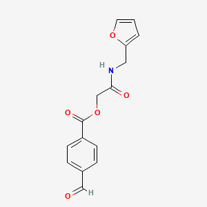 [2-(Furan-2-ylmethylamino)-2-oxoethyl] 4-formylbenzoate