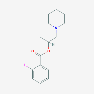 1-Methyl-2-(1-piperidinyl)ethyl 2-iodobenzoate