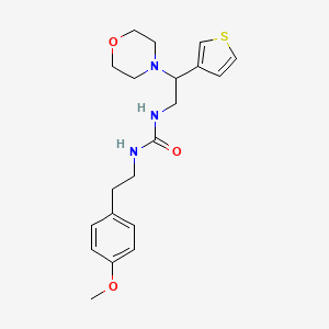 1-(4-Methoxyphenethyl)-3-(2-morpholino-2-(thiophen-3-yl)ethyl)urea