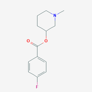 1-Methyl-3-piperidinyl 4-fluorobenzoate