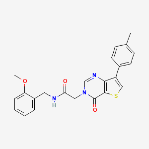 N-(2-methoxybenzyl)-2-[7-(4-methylphenyl)-4-oxothieno[3,2-d]pyrimidin-3(4H)-yl]acetamide