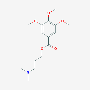 molecular formula C15H23NO5 B295049 3-(Dimethylamino)propyl 3,4,5-trimethoxybenzoate 