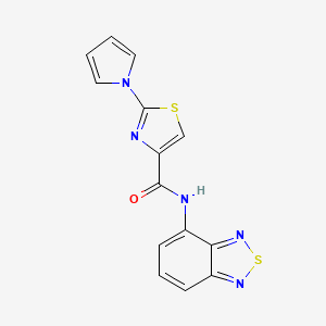 N-(benzo[c][1,2,5]thiadiazol-4-yl)-2-(1H-pyrrol-1-yl)thiazole-4-carboxamide