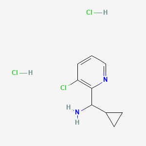 (3-Chloropyridin-2-yl)(cyclopropyl)methanamine dihydrochloride