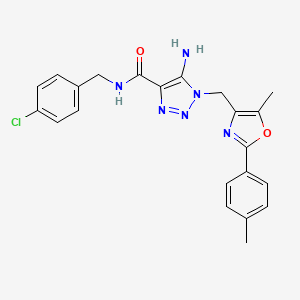 2-(6,12-dioxo-6,6a,7,8,9,10-hexahydropyrido[2,1-c][1,4]benzodiazepin-5(12H)-yl)-N-(2-methylbenzyl)acetamide
