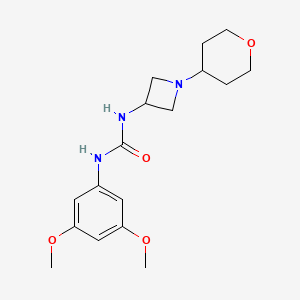 1-(3,5-Dimethoxyphenyl)-3-[1-(oxan-4-yl)azetidin-3-yl]urea