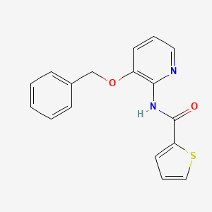 N-(3-phenylmethoxypyridin-2-yl)thiophene-2-carboxamide