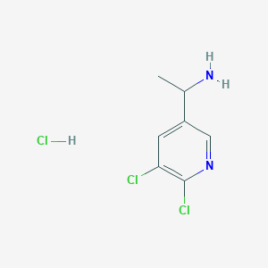 1-(5,6-Dichloropyridin-3-yl)ethanamine;hydrochloride