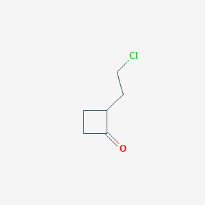 2-(2-Chloroethyl)cyclobutan-1-one