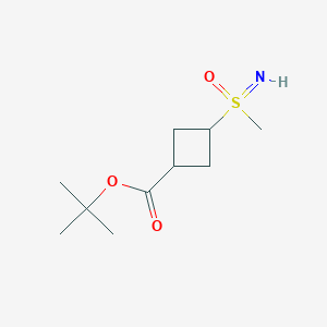 molecular formula C10H19NO3S B2950561 Tert-butyl 3-(methylsulfonimidoyl)cyclobutane-1-carboxylate CAS No. 2408953-45-5