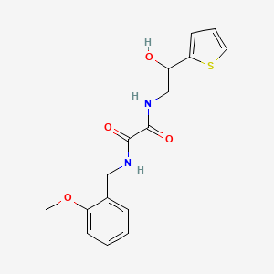 N1-(2-hydroxy-2-(thiophen-2-yl)ethyl)-N2-(2-methoxybenzyl)oxalamide