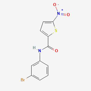 molecular formula C11H7BrN2O3S B2950564 N-(3-bromophenyl)-5-nitrothiophene-2-carboxamide CAS No. 308292-83-3
