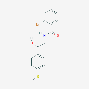 2-bromo-N-(2-hydroxy-2-(4-(methylthio)phenyl)ethyl)benzamide