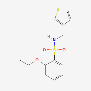 2-ethoxy-N-(thiophen-3-ylmethyl)benzenesulfonamide