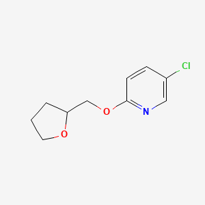 5-Chloro-2-[(oxolan-2-yl)methoxy]pyridine