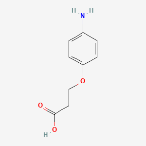 molecular formula C9H11NO3 B2950637 3-(4-Aminophenoxy)propionic acid CAS No. 350699-65-9