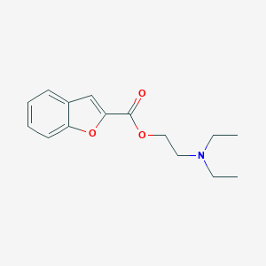molecular formula C15H19NO3 B295064 2-(Diethylamino)ethyl 1-benzofuran-2-carboxylate 