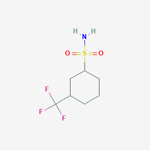 3-(Trifluoromethyl)cyclohexane-1-sulfonamide