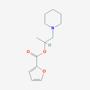 1-Methyl-2-(1-piperidinyl)ethyl 2-furoate