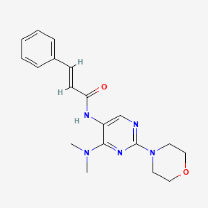 N-(4-(dimethylamino)-2-morpholinopyrimidin-5-yl)cinnamamide