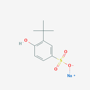 molecular formula C10H13NaO4S B2950696 3-t-Butyl-4-hydroxybenzene-sulfonic acid sodium CAS No. 57354-64-0