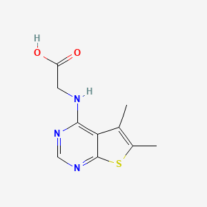 (5,6-Dimethyl-thieno[2,3-d]pyrimidin-4-ylamino)-acetic acid