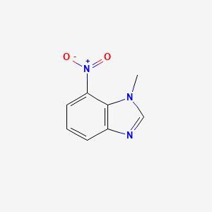 molecular formula C8H7N3O2 B2950703 1-甲基-7-硝基-1H-苯并[d]咪唑 CAS No. 57155-23-4