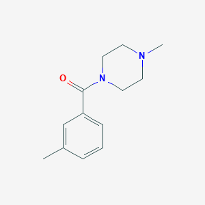 molecular formula C13H18N2O B295072 1-Methyl-4-(3-methylbenzoyl)piperazine 