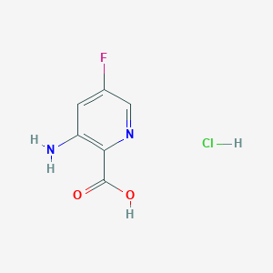 3-Amino-5-fluoropyridine-2-carboxylic acid;hydrochloride