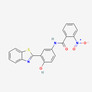N-[3-(1,3-benzothiazol-2-yl)-4-hydroxyphenyl]-2-nitrobenzamide