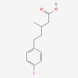 5-(4-Iodophenyl)-3-methylpentanoic acid
